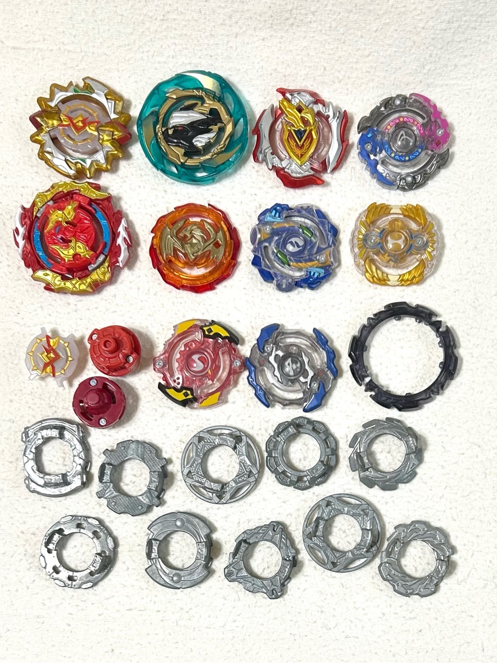Beyblade Burst Tomy Hasbro Parts. Metal and Plastic Pieces.